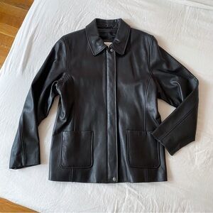 Vintage Liz Claiborne Leather Jacket XL